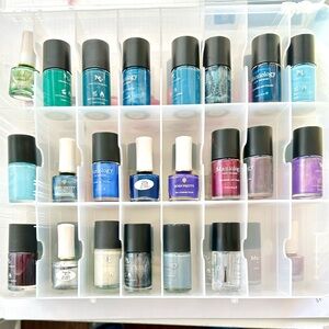 Lot 2 - 46 assorted stamping polishes - Maniology and Born Pretty